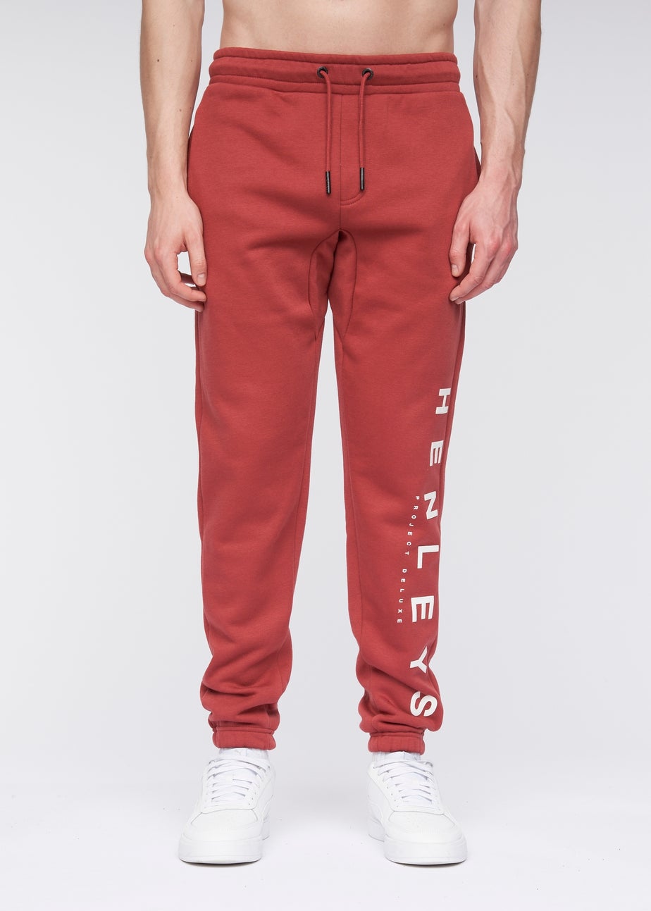 Henleys Deep Red Classhen Joggers