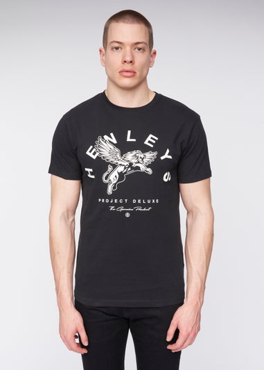 Henleys Black Colhen T-Shirt