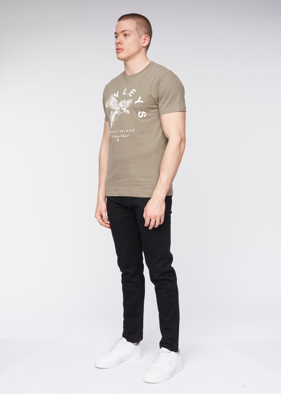 Henleys Dusty Olive Colhen T-Shirt