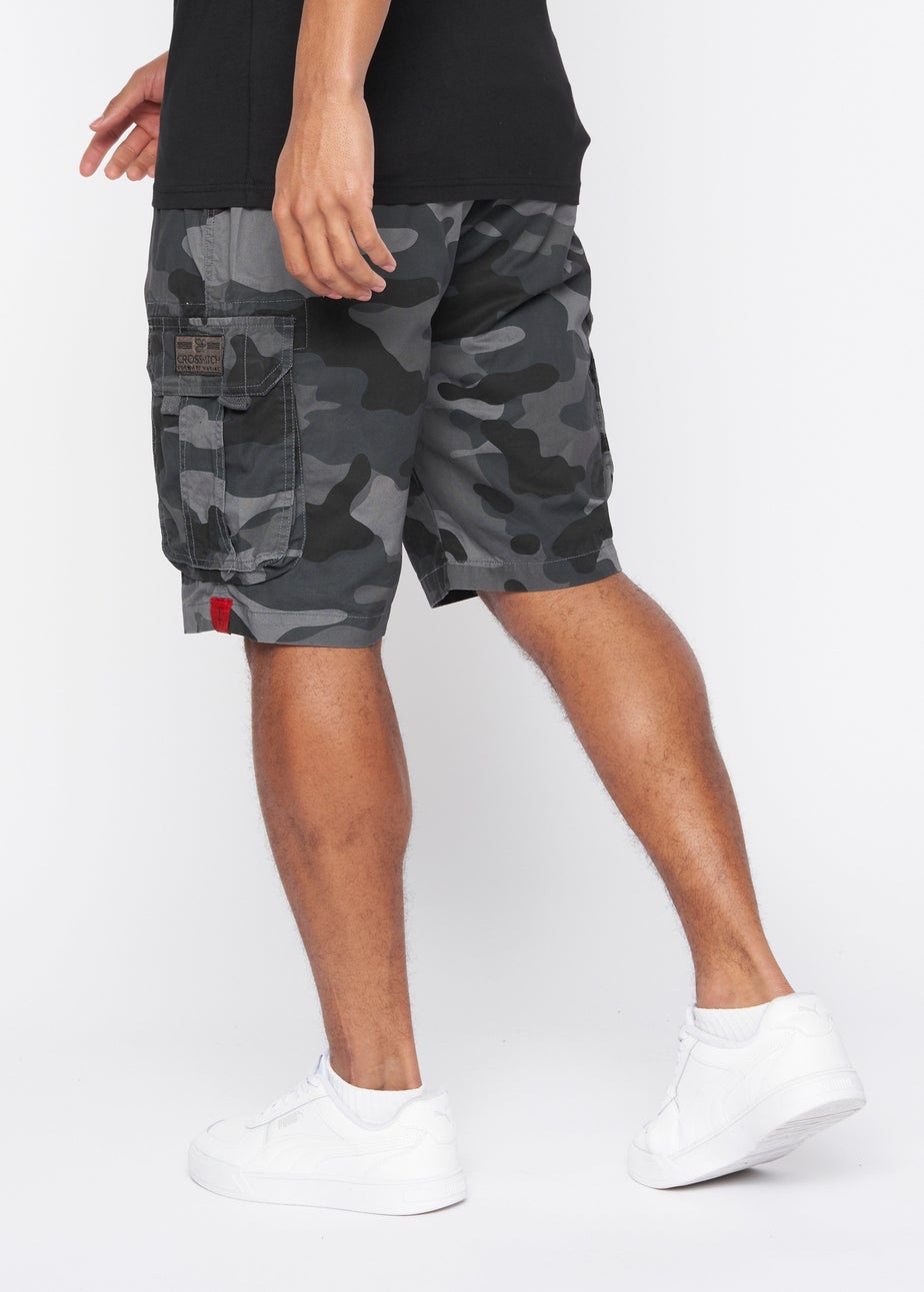 Crosshatch Charcoal Camo Watchford Shorts