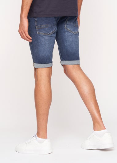 Crosshatch  Mid Wash  Tadcaster  Denim  Shorts