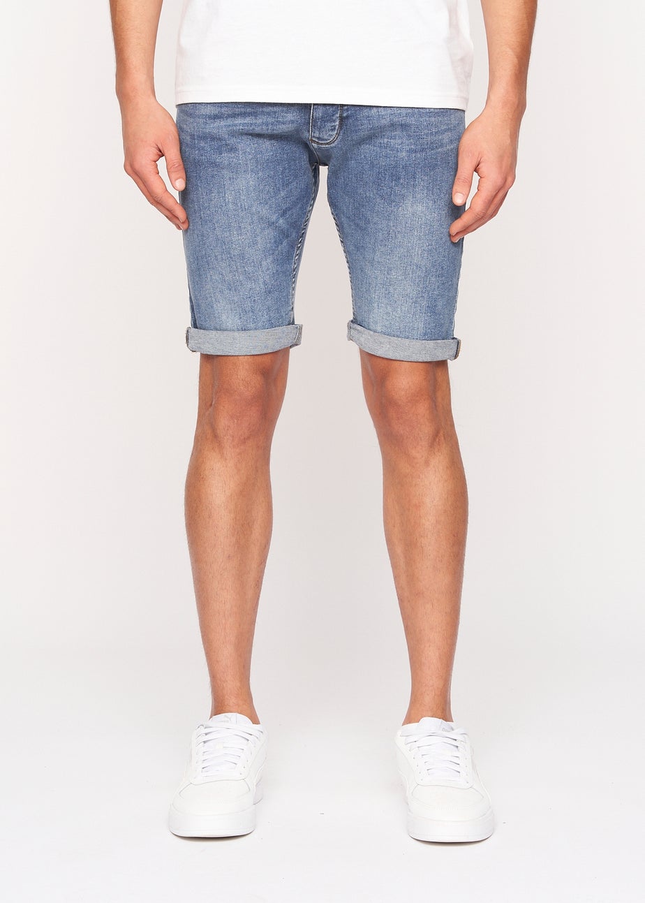 Crosshatch  Light Wash  Tadcaster  Denim  Shorts
