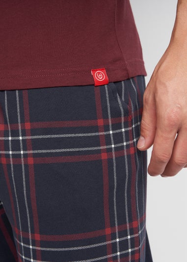 Duck & Cover Burgundy Callister Loungewear Set