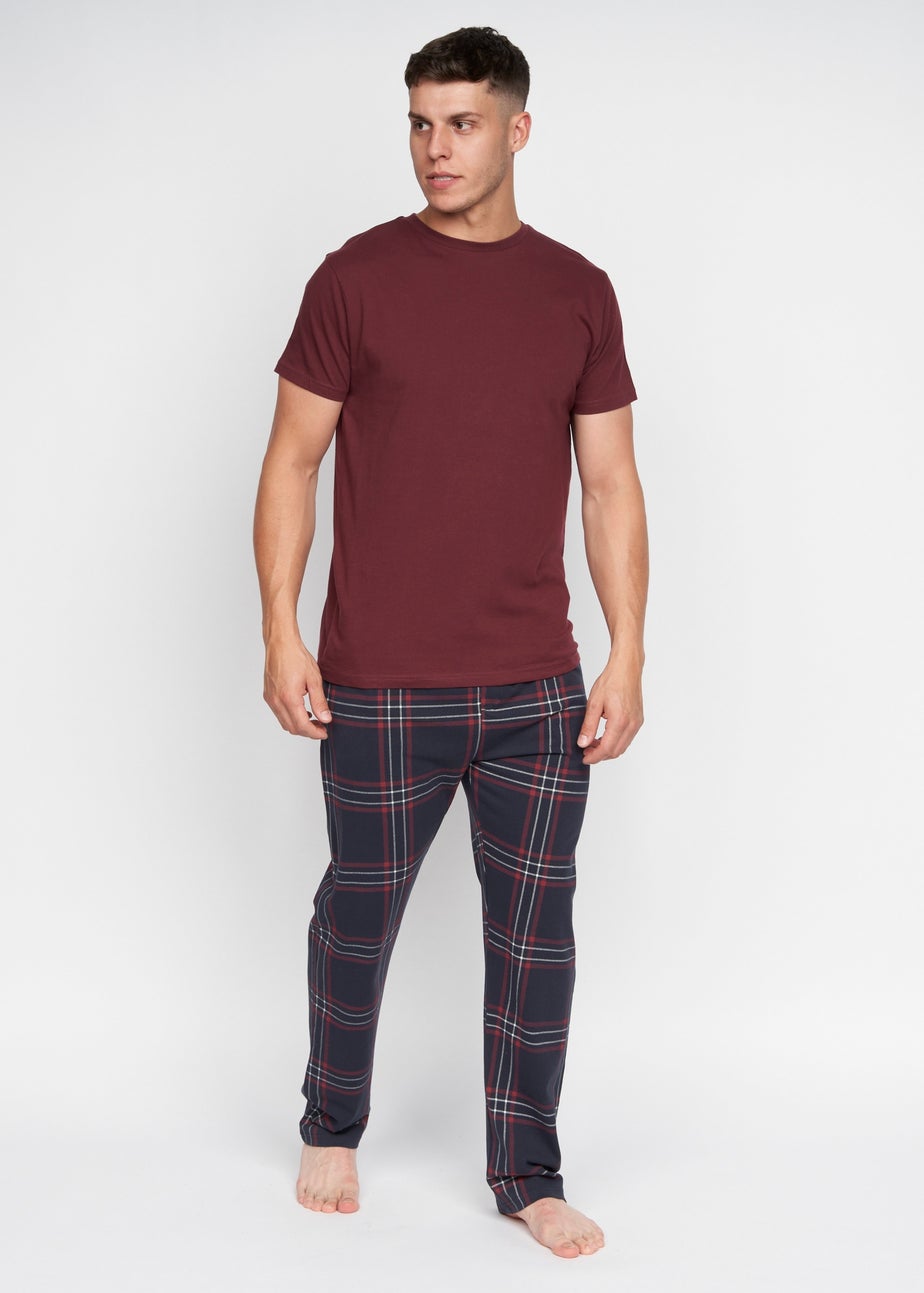 Duck & Cover Burgundy Callister Loungewear Set