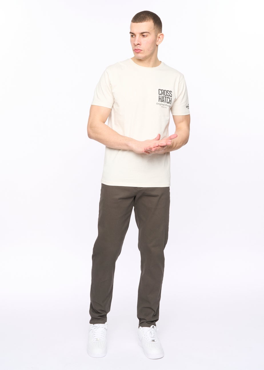 Crosshatch  Khaki  Roysden  Chinos