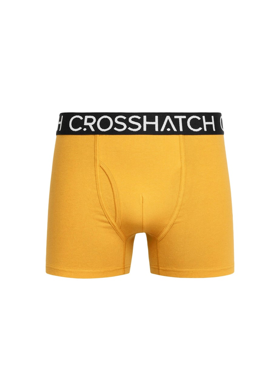 Crosshatch Yellow  Payso Boxers (3 Pack)