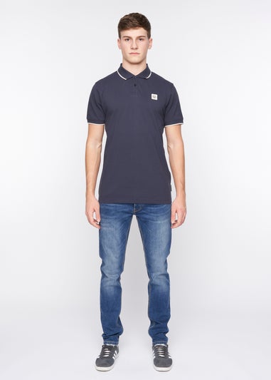 Duck & Cover Navy Wilkins Polo