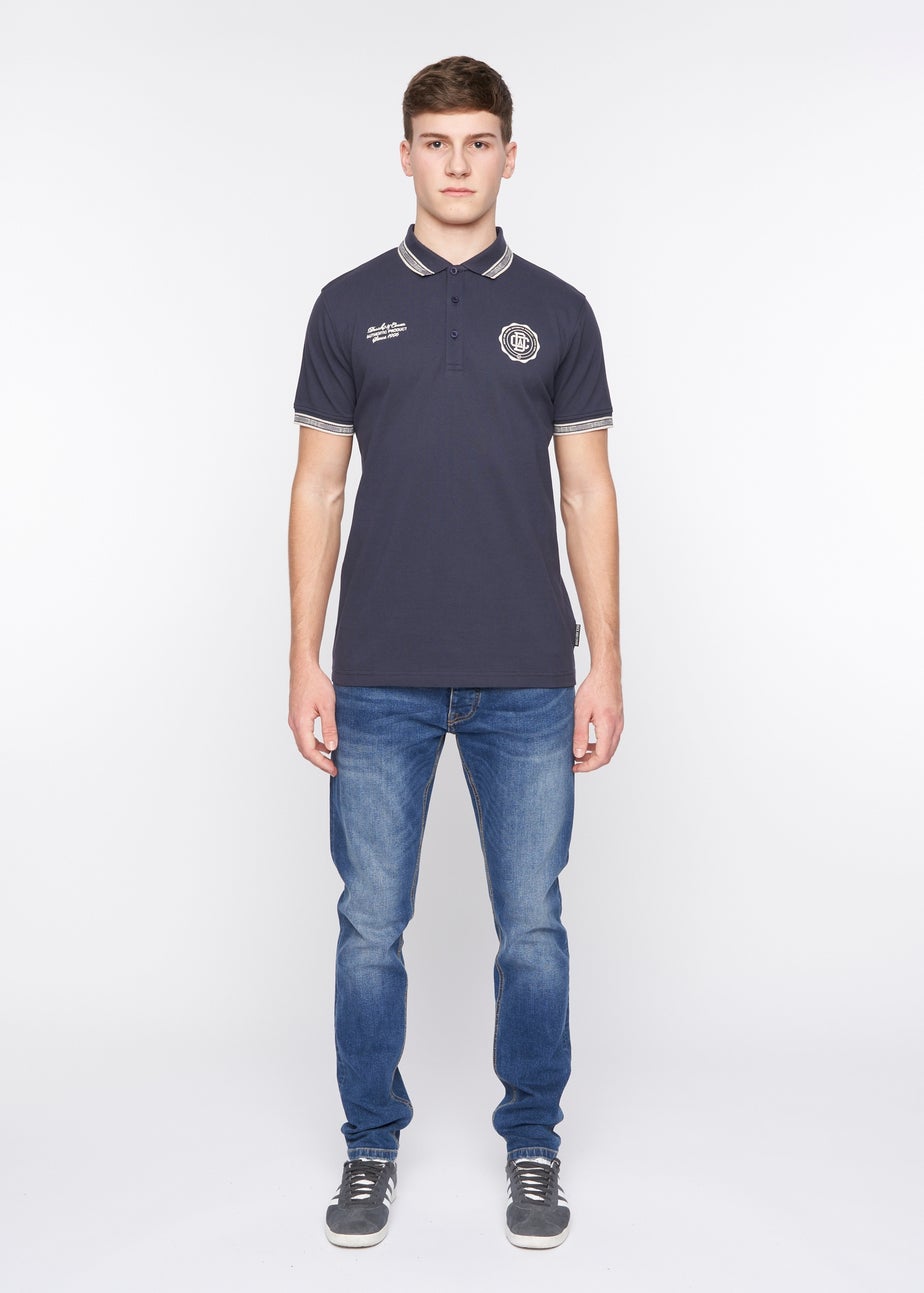 Duck & Cover Navy Keyaan Polo