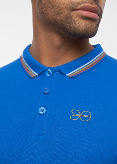 Crosshatch Blue Vellamort Polo