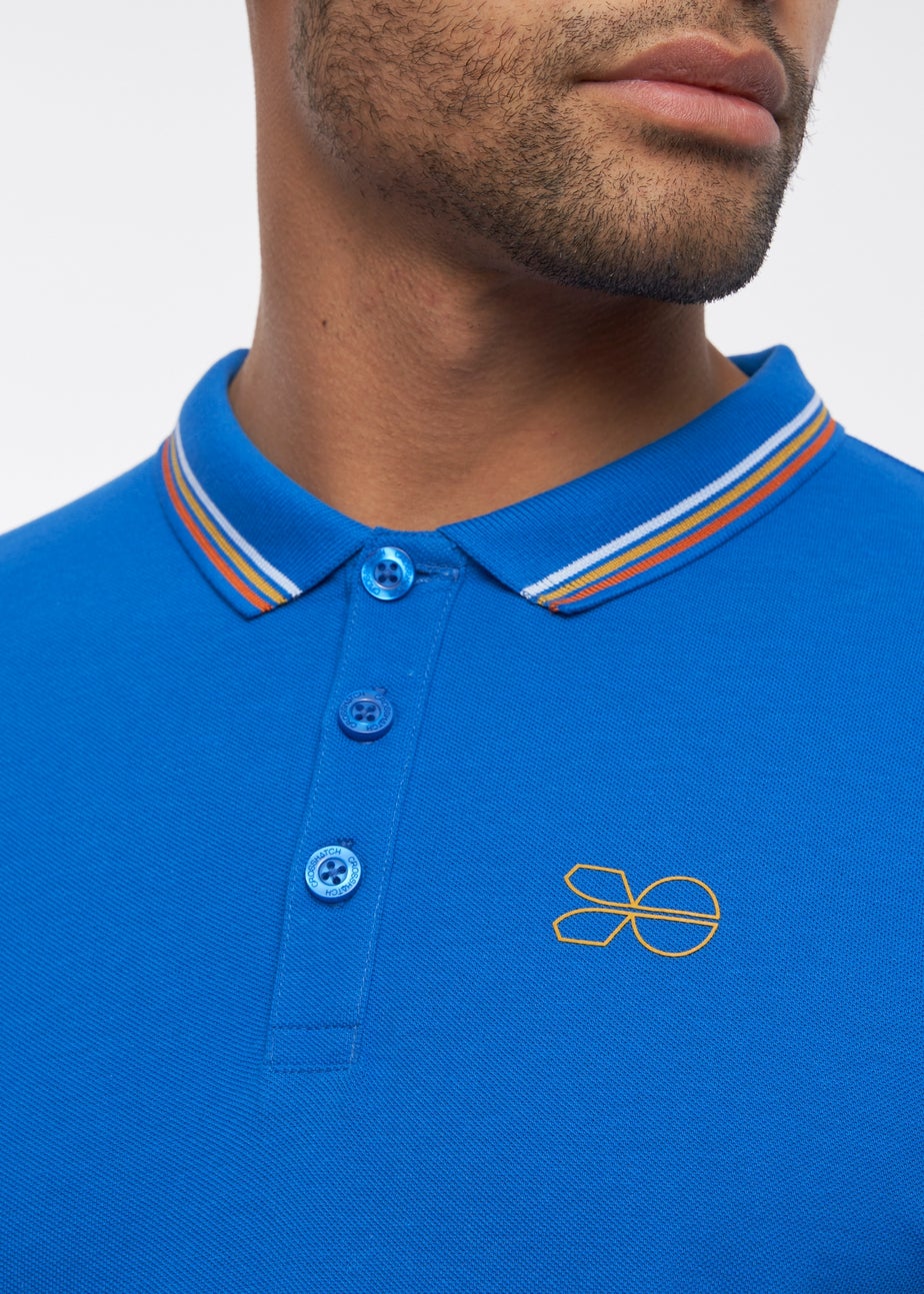Crosshatch Blue Vellamort Polo