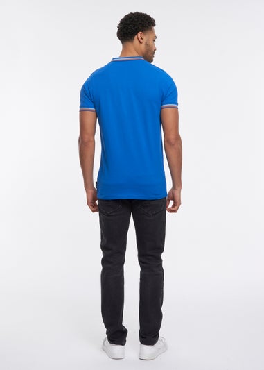 Crosshatch Blue Vellamort Polo