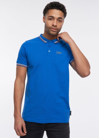 Crosshatch Blue Vellamort Polo