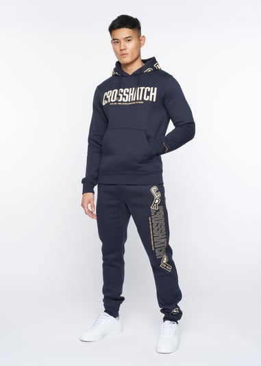 Crosshatch Navy Doddington Hoodie