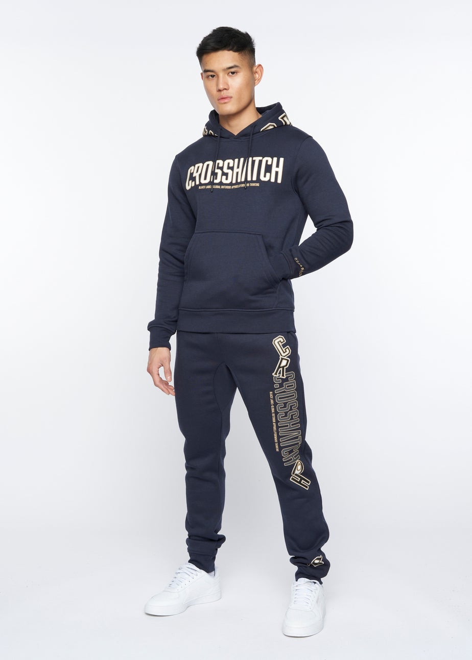 Crosshatch Navy Doddington Hoodie