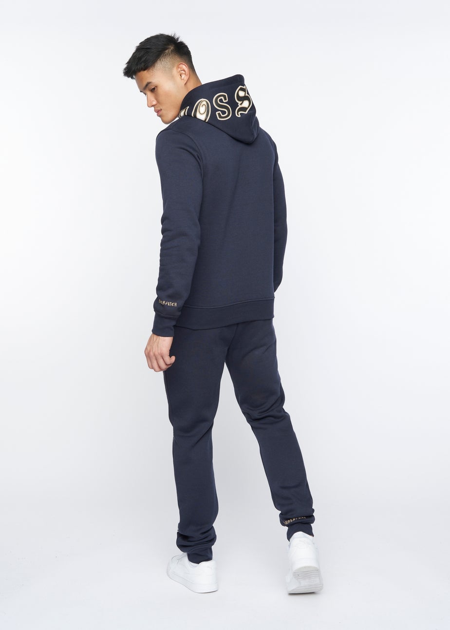 Crosshatch Navy Doddington Hoodie
