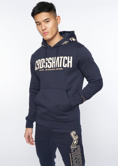 Crosshatch Navy Doddington Hoodie