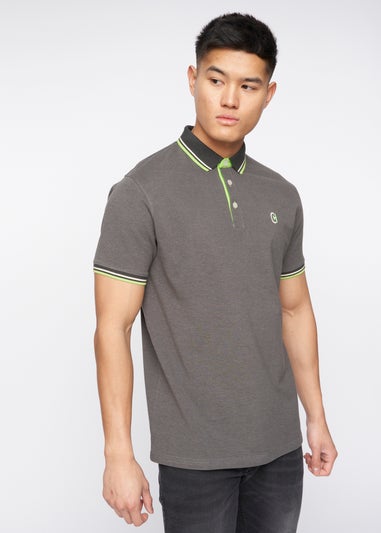 Crosshatch Grey Britmane Polo