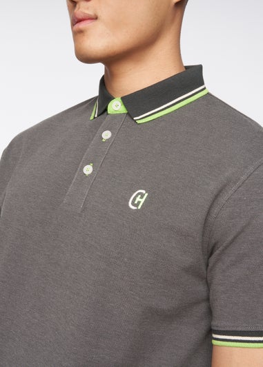 Crosshatch Grey Britmane Polo