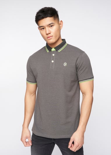 Crosshatch Grey Britmane Polo