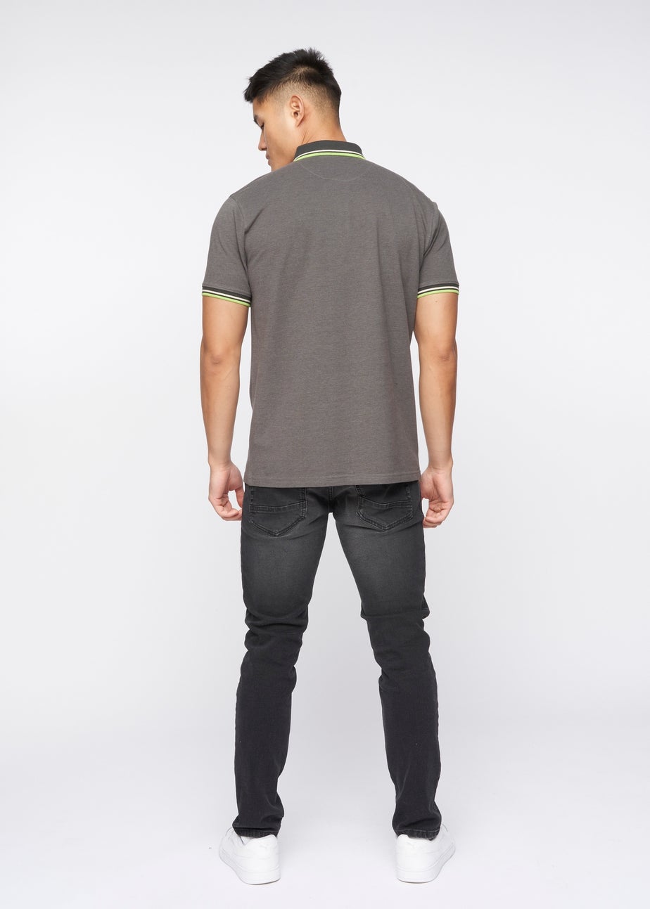 Crosshatch Grey Britmane Polo