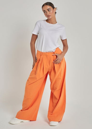 Urban Bliss Orange Linen Trouser