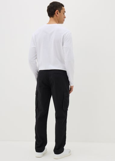 Black Cargo Trousers