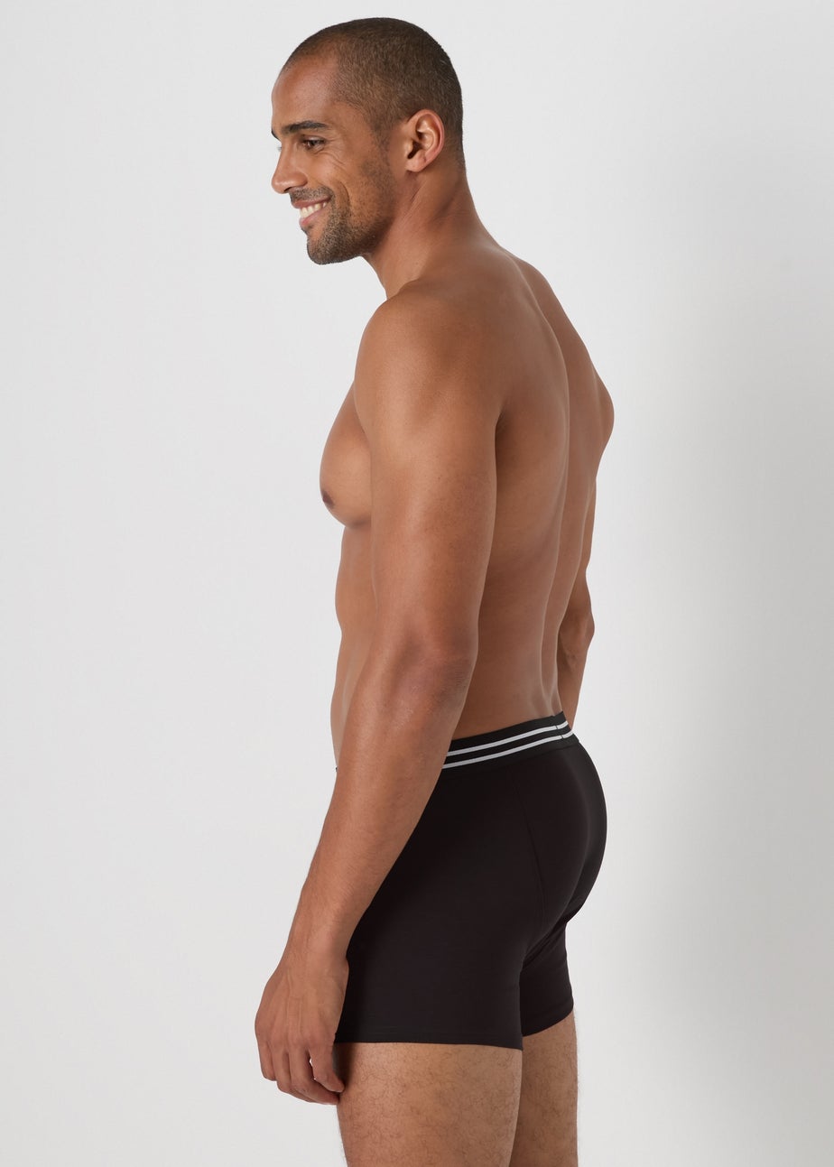 3 Pack Elastic Black Hipsters