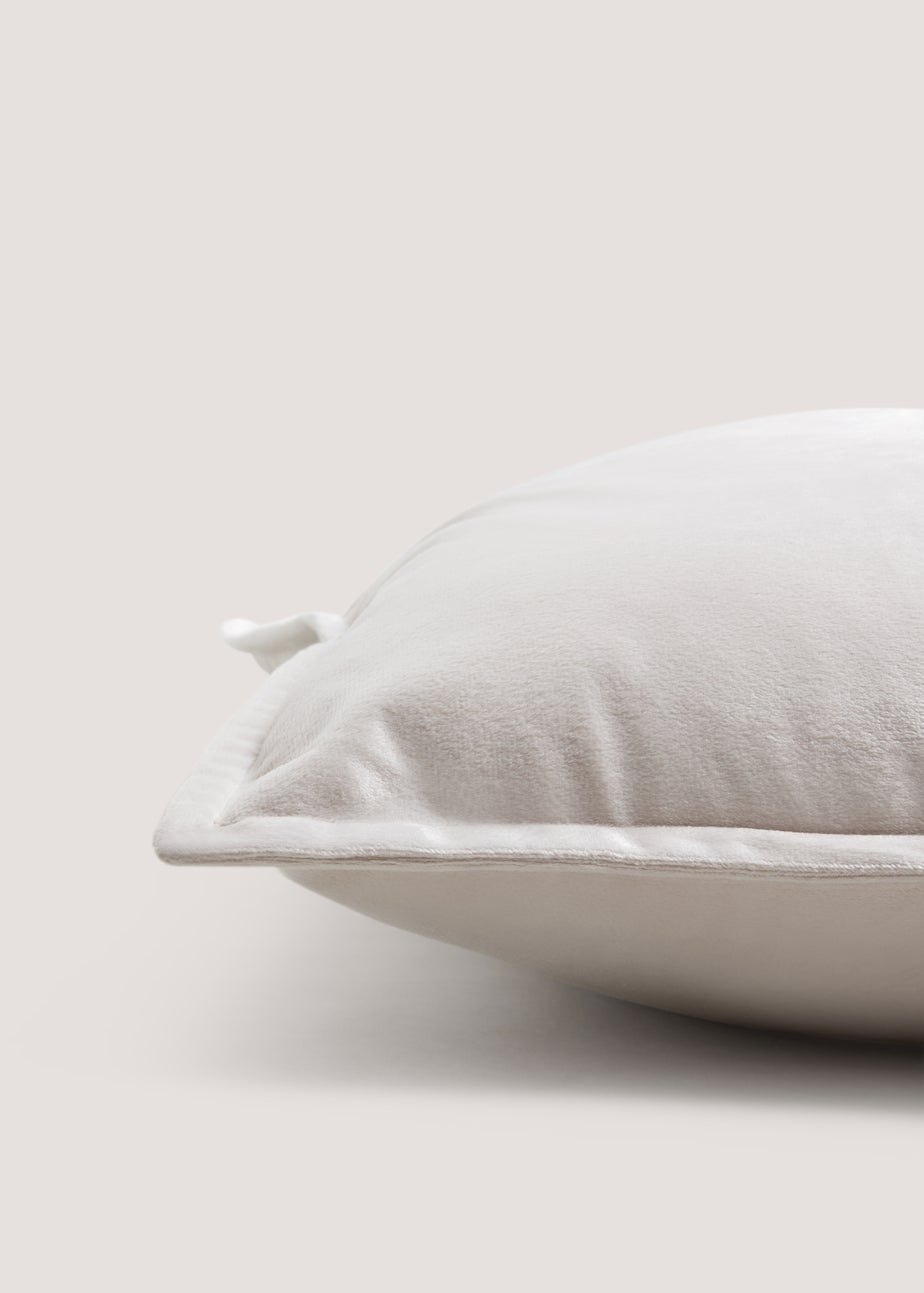 Beige Velvet Cushion