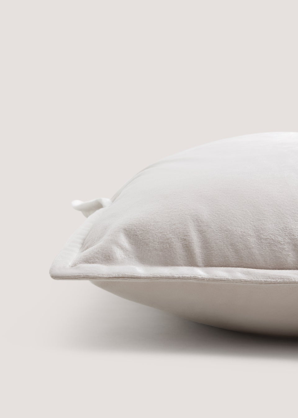 Beige Velvet Cushion