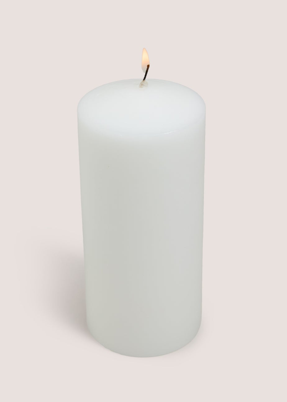 White Church Medium Candle