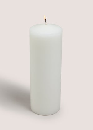 White Church Large Candle