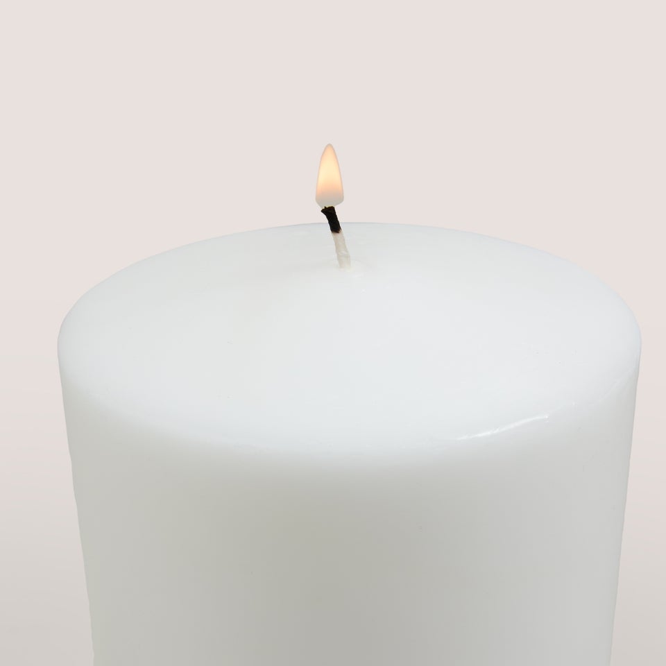 White Church Extra Large Candle