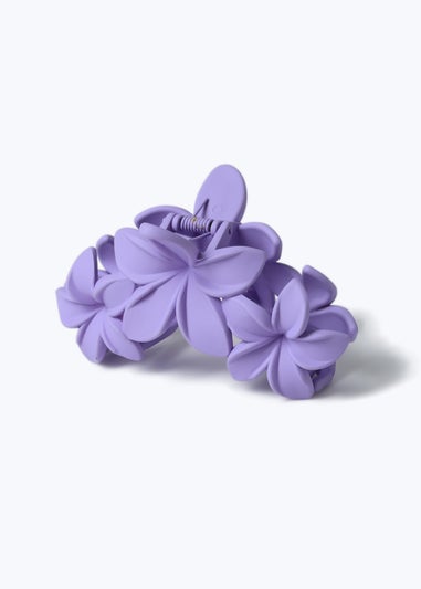 Muse Lilac Hawaiian Flower Claw Clip