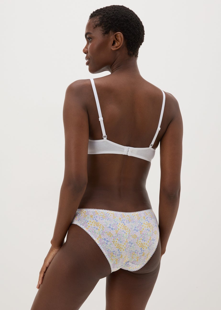 4 Pack Multicolour Floral Mini Knickers