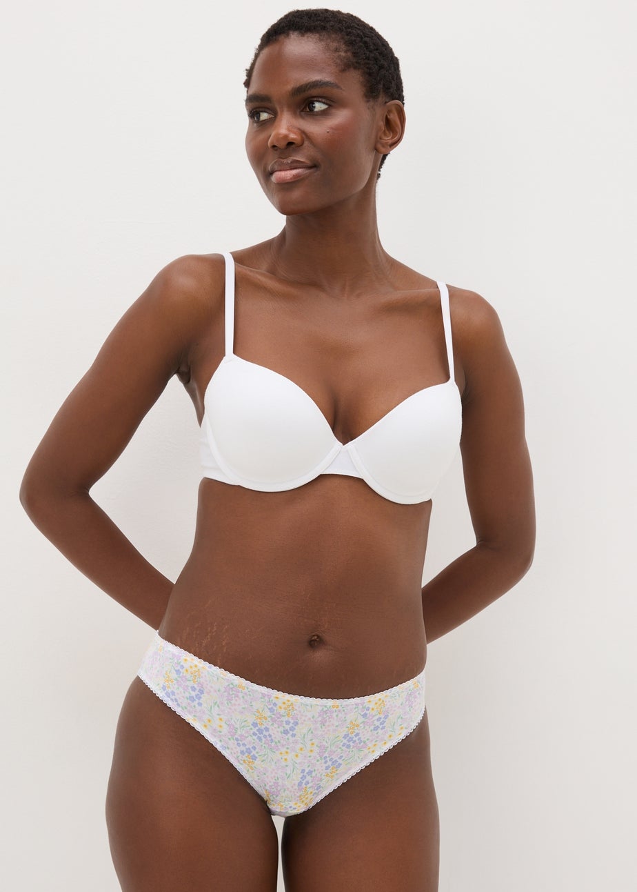 4 Pack Multicolour Floral Mini Knickers