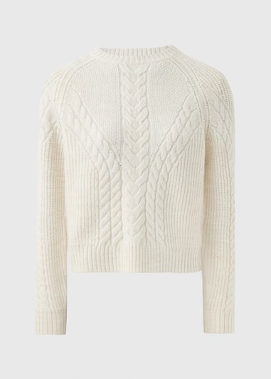 Cream Cable Knit Jumper