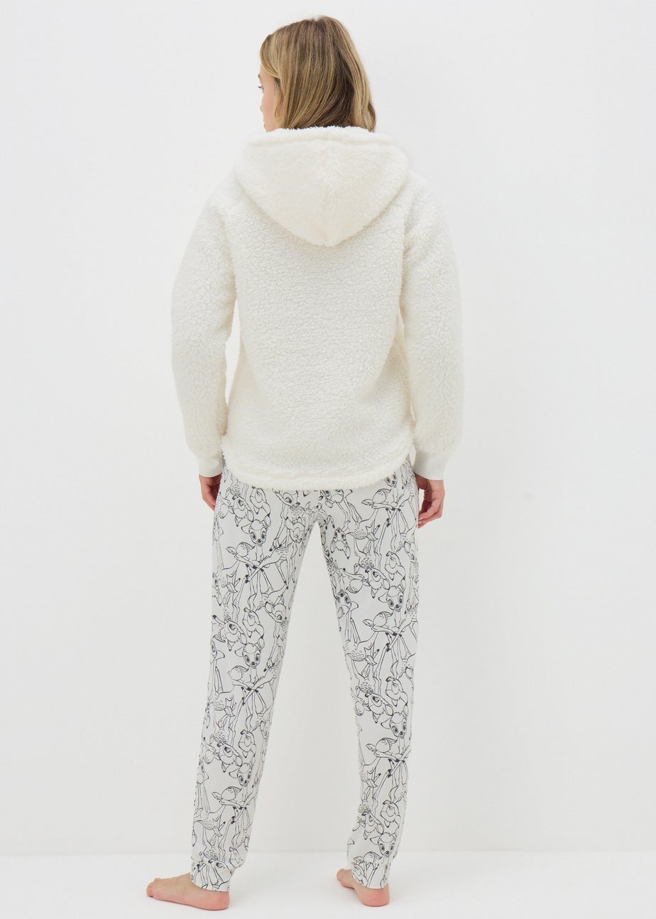 Disney Cream Bambi Fleece Pyjama Set