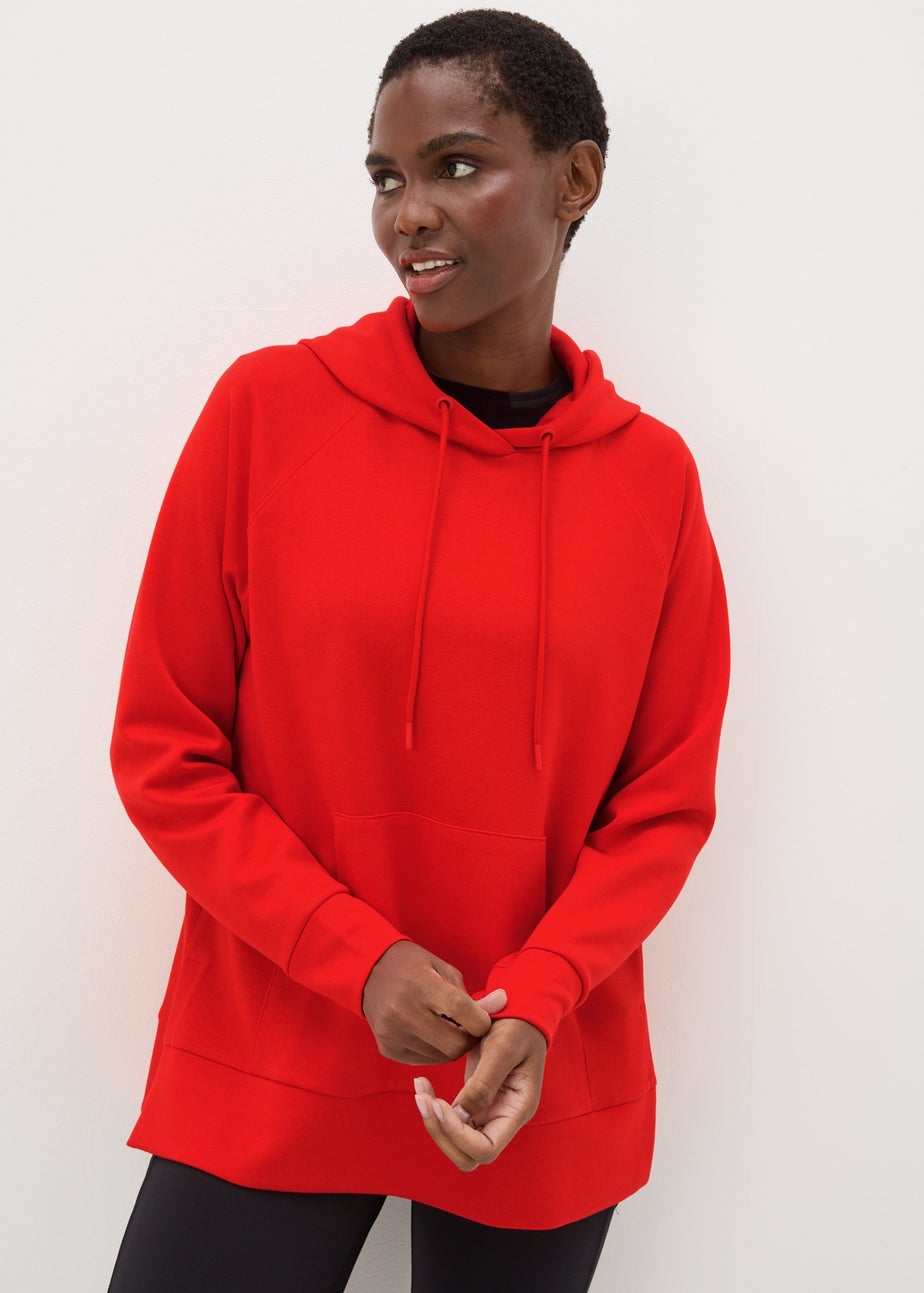 Souluxe Red Longline Hoodie