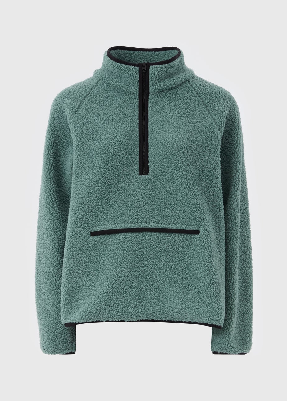 Souluxe Green Half Zip Fleece