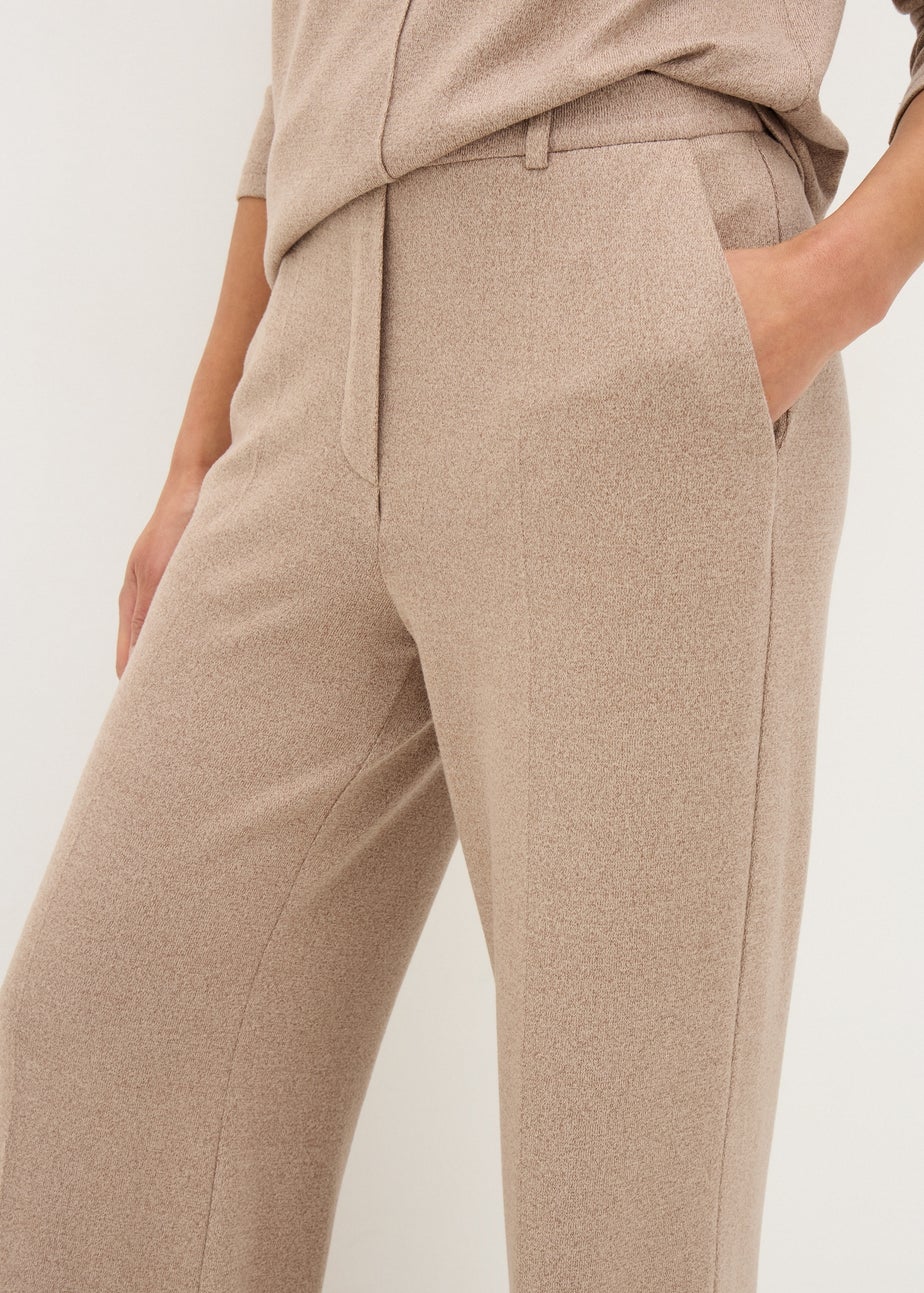 Et Vous Camel Wide Leg Co Ord Trousers