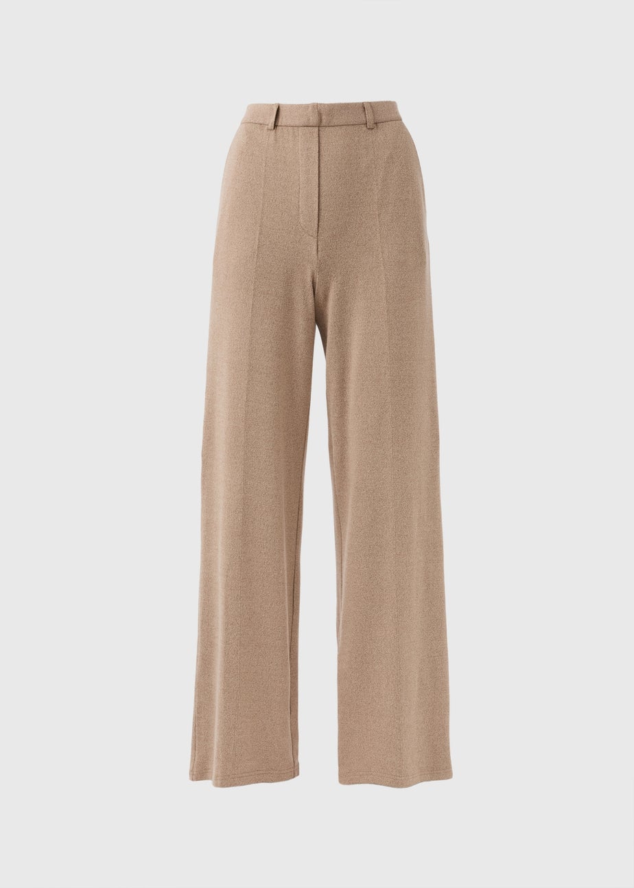 Et Vous Camel Wide Leg Co Ord Trousers