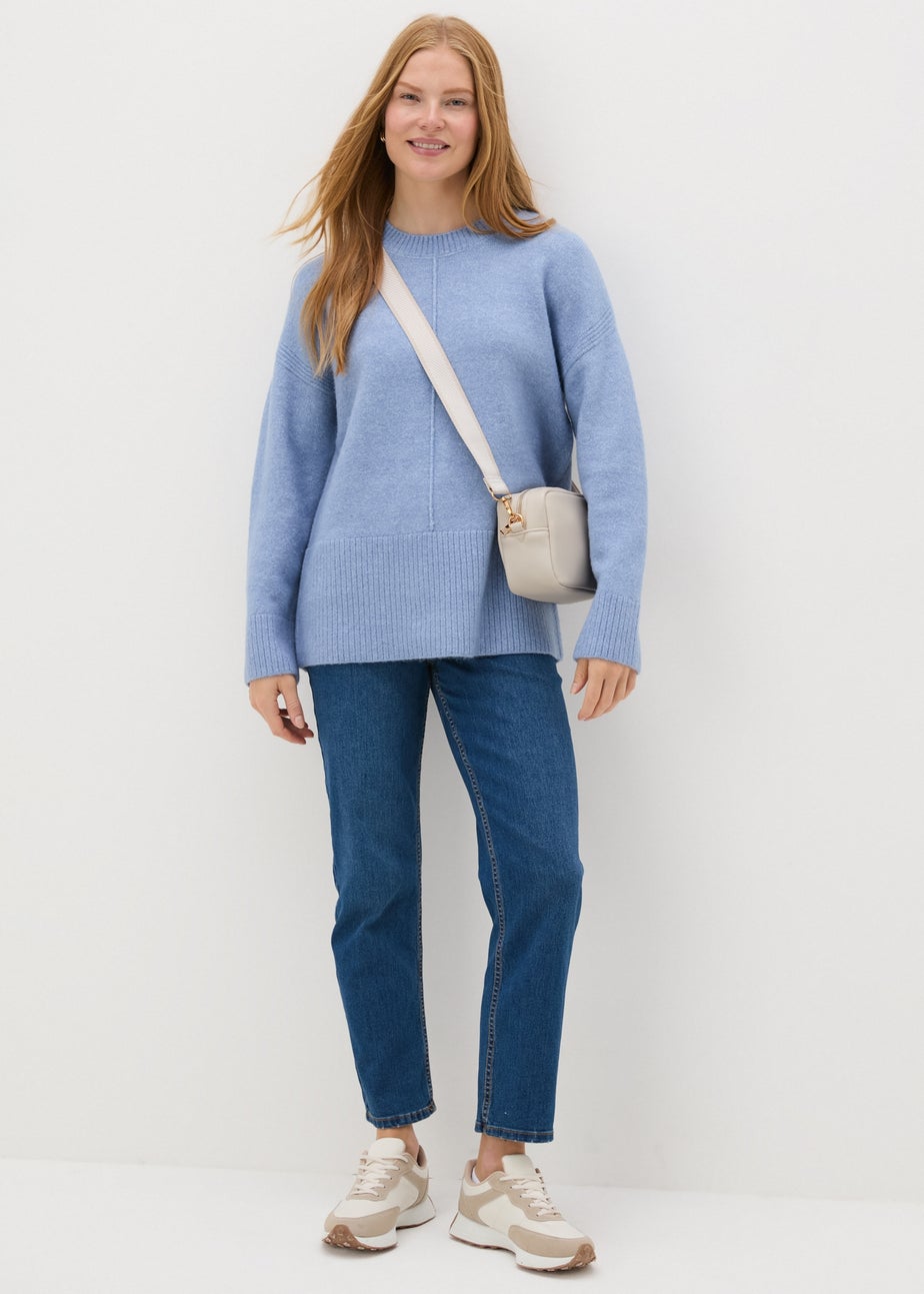 Cream Faux Leather Camera Bag