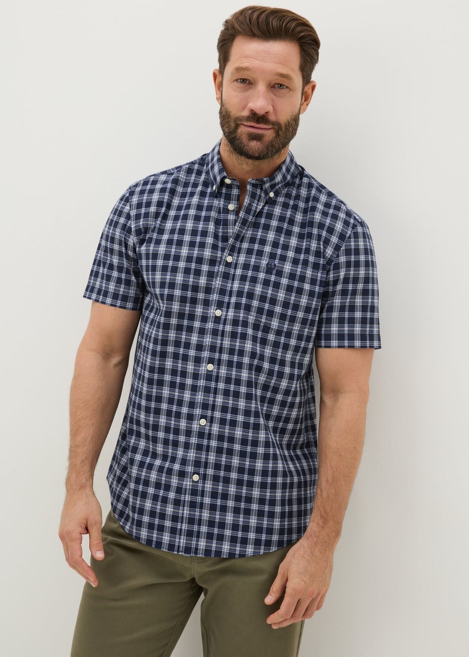 Lincoln Blue Wash Check Shirt