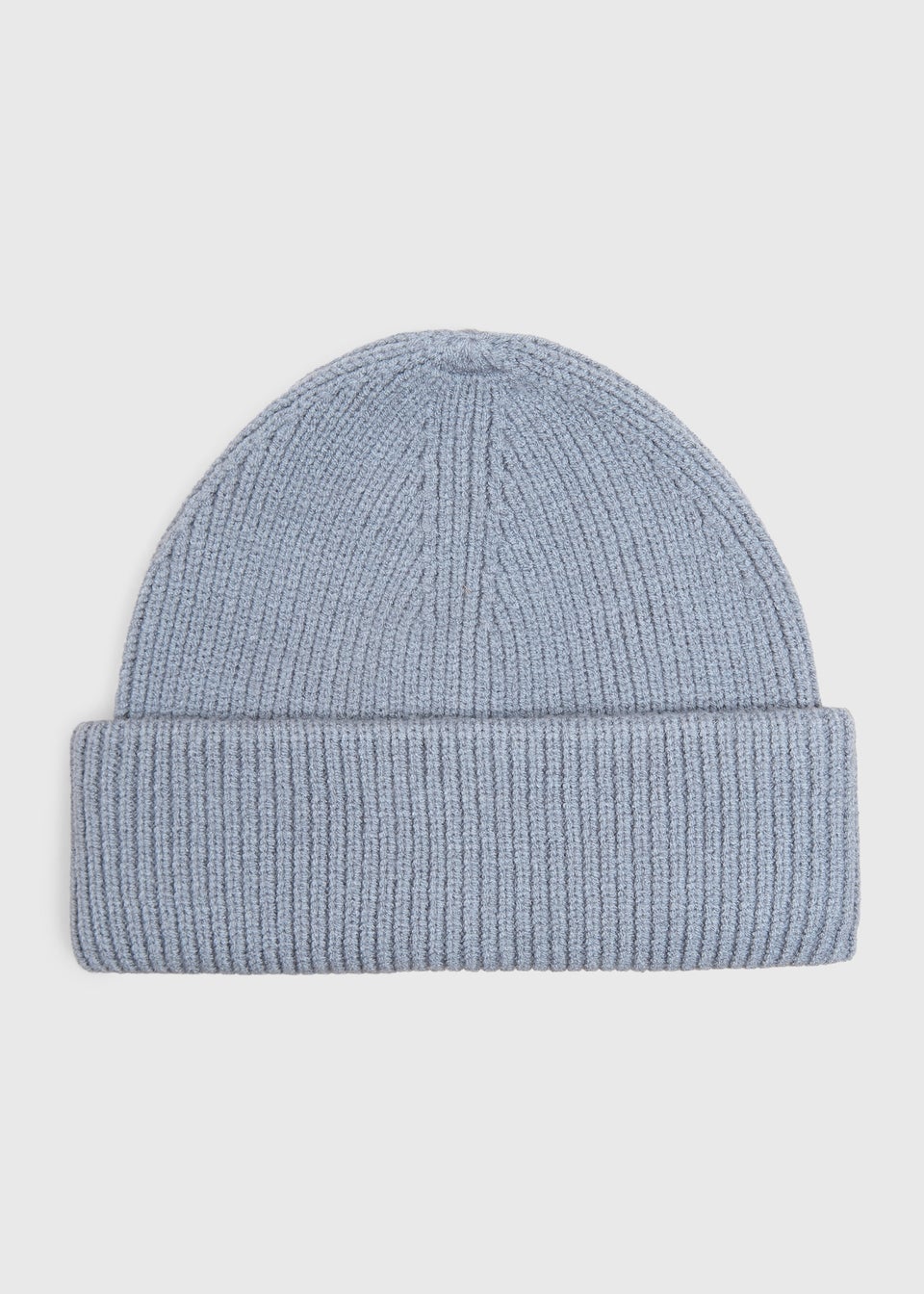 Light Blue Ribbed Beanie