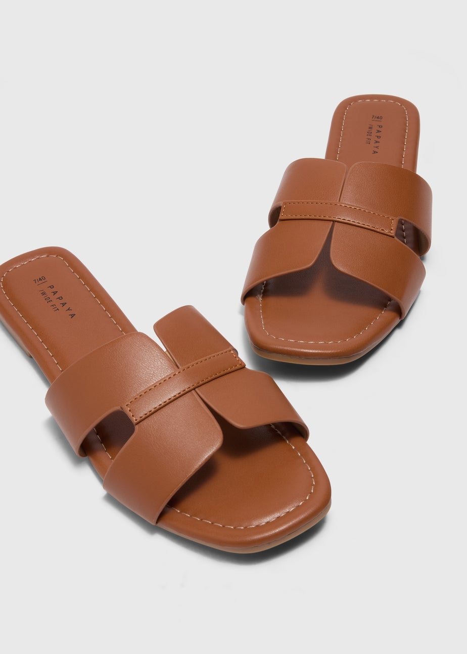 Tan Mule Sandals