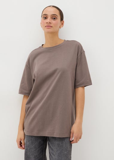 Brown Oversized T-Shirt