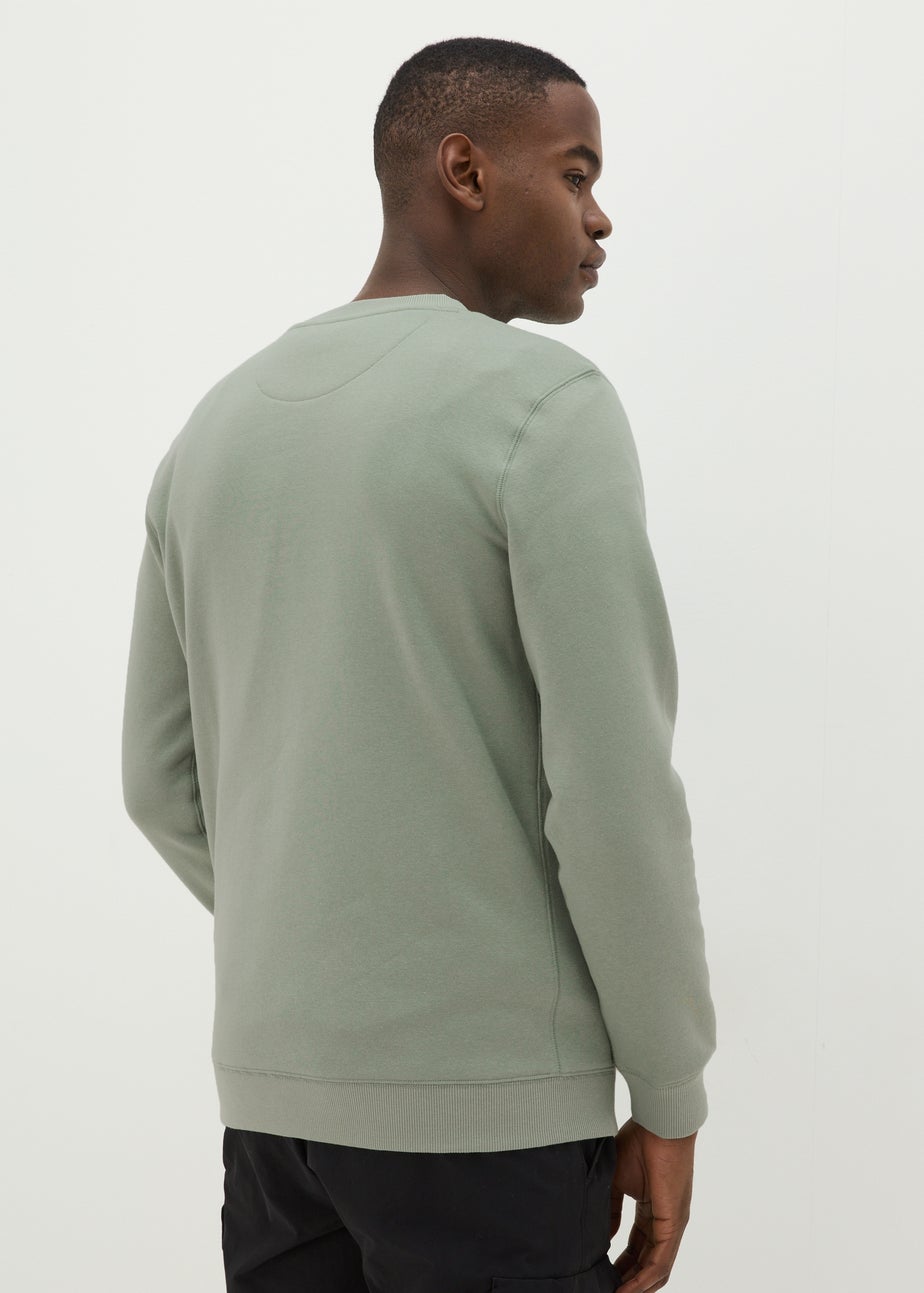 Green Crew Neck Sweatshirt