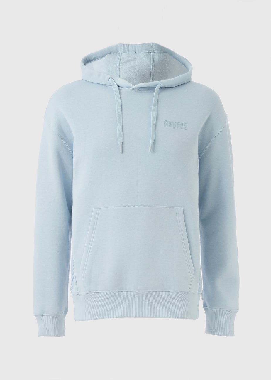 Light Blue Editions Relaxed Fit Hoodie