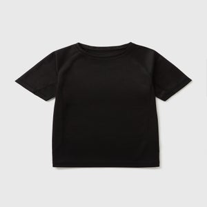 Unisex Black Sports T-Shirt (3-13yrs)