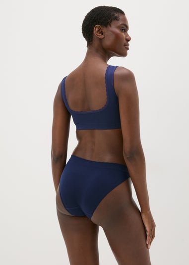 3 Pack Multicolour Seamless High Leg Knickers